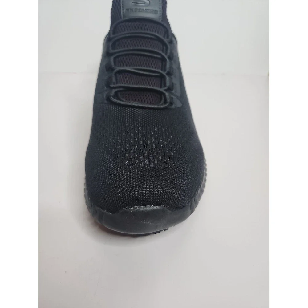 Skechers Work Cessnock 77188W Black Mens 12 Wide Black Slip Resistant Shoes NWT